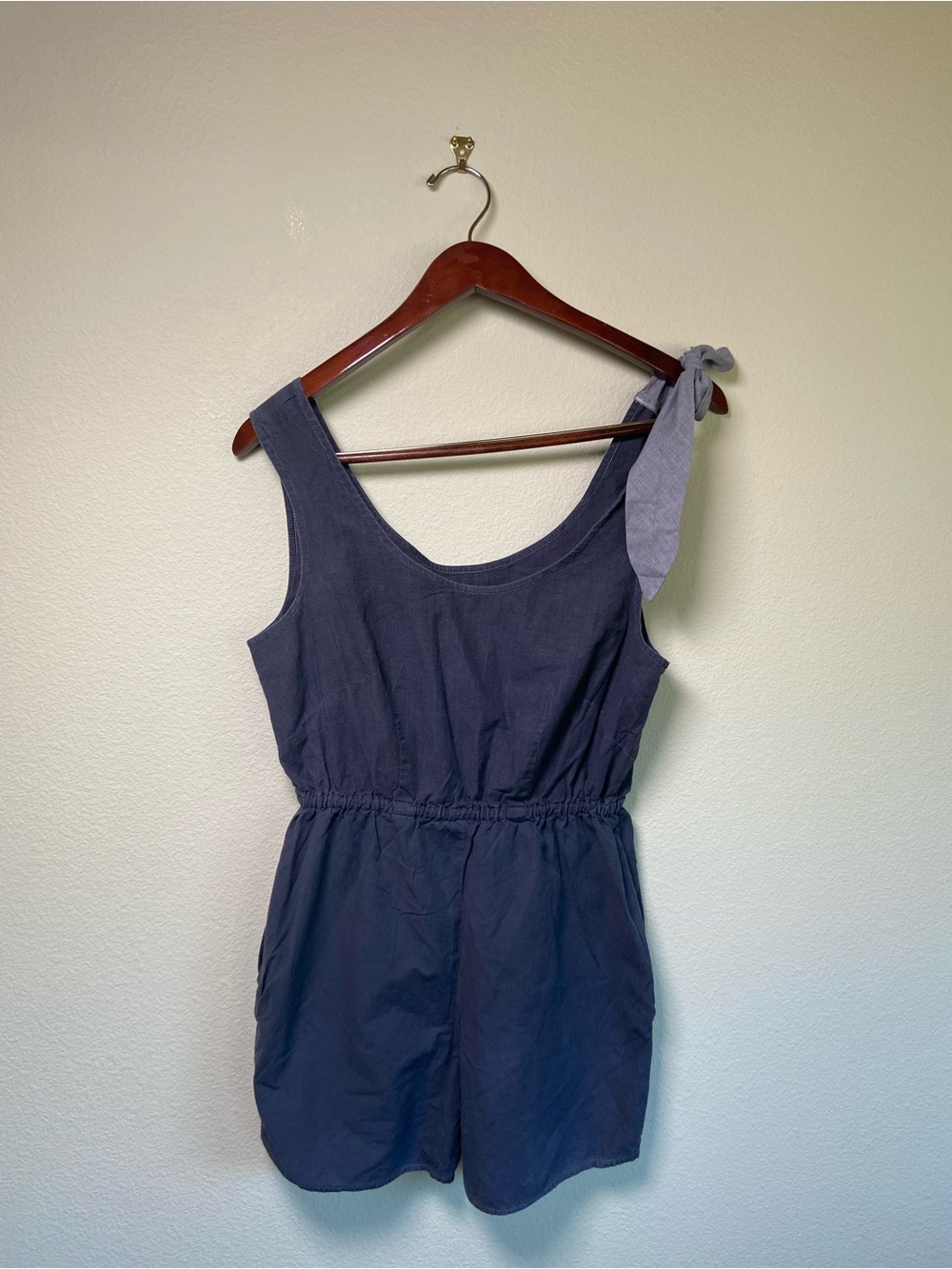 Handmade Tie-Shoulder Romper